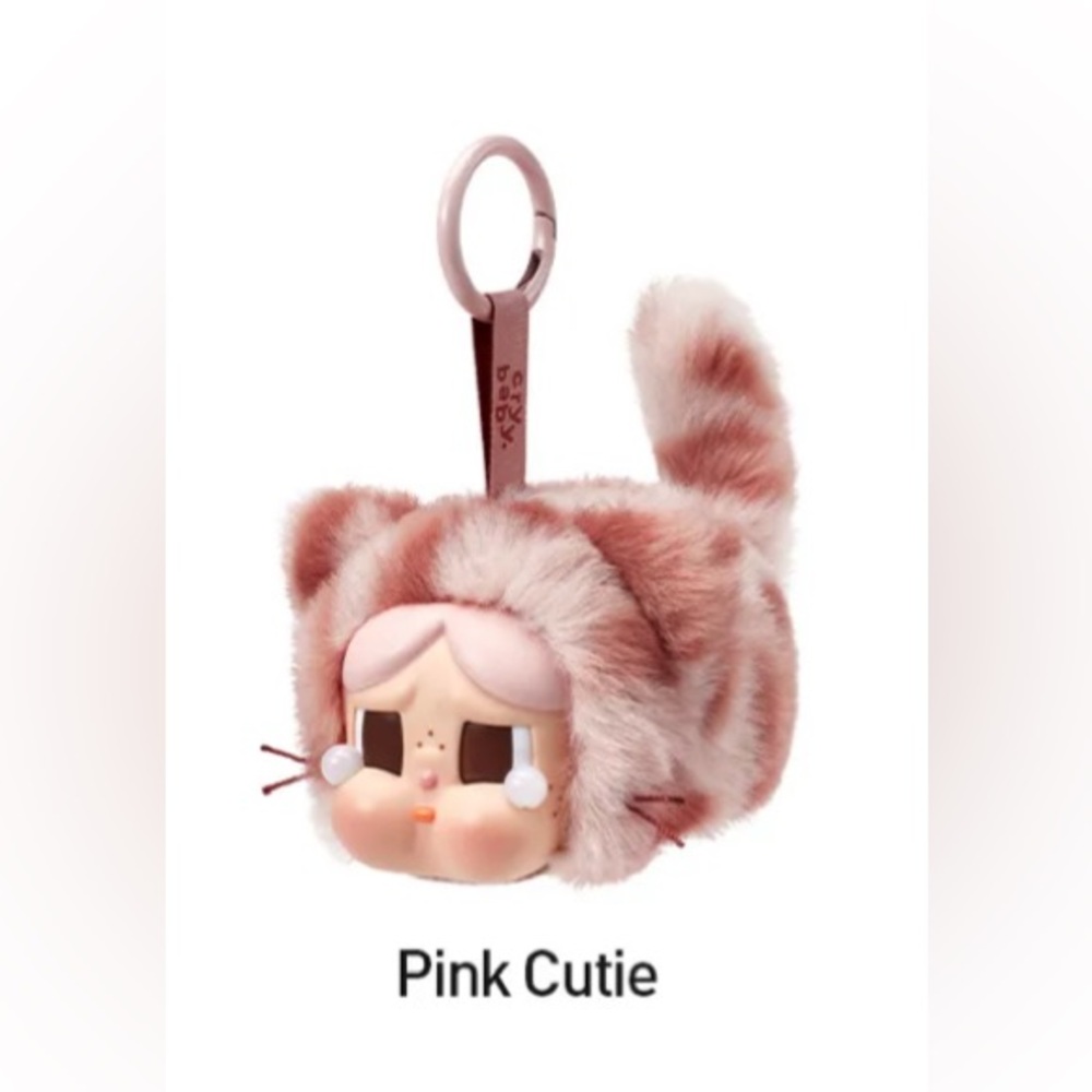 Pop Mart CRYBABY Wild but Cutie Series - Vinyl Plush Pendant-Pink Cutie